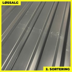 Trapezplade MVP 21 - Vg - 2. sortering - 3000 mm - Antracitgr