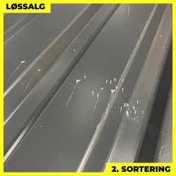 Trapezplade MVP 21 - Vg - 2. sortering - 3000 mm - Antracitgr