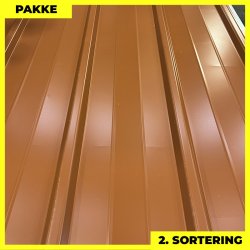 Pandeplade MTP 20/220 - 2. sortering - 9 stk. af 3000 mm - Teglrd - 29,1 m