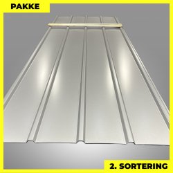 Pandeplade MTP 20/220 - 2. sortering - 20 stk. af 3000 mm - Silver - 64,8 m