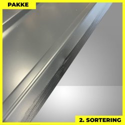 Pandeplade MTP 20/220 m/ dug - 2. sortering - 11 stk. af 3000 mm - Antracitgr - 35,6 m