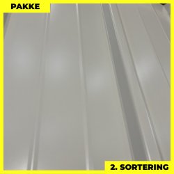 Pandeplade MTP 20/220 - 2. sortering - 6 stk. af 3000 mm - Lysegr - 19,4 m