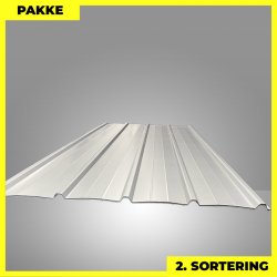 Pandeplade MTP 20/220 - 2. sortering - 4 stk. af 3000 mm - Silver - 12,9 m