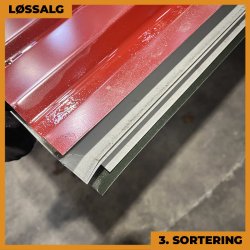 Trapez MVP 21 - Vg - 3. sortering - 3000 mm - Forskellige farver