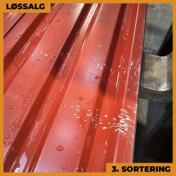 Trapez MVP 21 - Vg - 3. sortering - 3000 mm - Forskellige farver