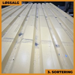 Trapez MVP 21 - Vg - 3. sortering - 3000 mm - Forskellige farver