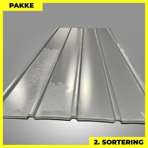 Pandeplade MTP 20/220 m/ dug - 2. sortering - 12 stk. af 3000 mm - Grafitgr - 38,8 m²