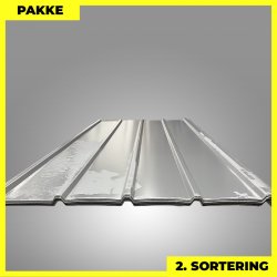 Pandeplade MTP 20/220 m/ dug - 2. sortering - 12 stk. af 3000 mm - Grafitgr - 38,8 m