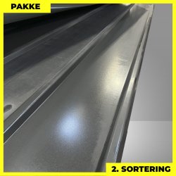 Pandeplade MTP 20/220 - 2. sortering - 9 stk. af 3000 mm - Sort - 29,1 m