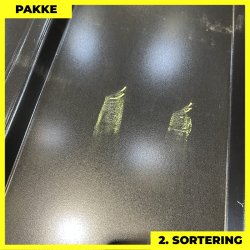 Pandeplade MTP 20/220 - 2. sortering - 9 stk. af 3000 mm - Sort - 29,1 m