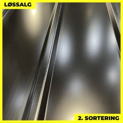 Pandeplade MTP 20/220 - 2. sortering - 3000 mm - Sort