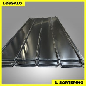 Pandeplade MTP 20/220 - 2. sortering - 3000 mm - Sort