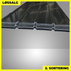 Pandeplade MTP 20/220 - 2. sortering - 3000 mm - Sort