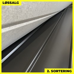 Pandeplade MTP 20/220 m/ dug - 2. sortering - 3000 mm - Sort