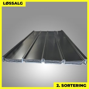 Pandeplade MTP 20/220 m/ dug - 2. sortering - 3000 mm - Sort