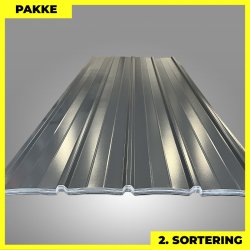 Pandeplade MTP 20/220 m/ dug - 2. sortering - 13 stk. af 3000 mm - Antracitgr - 42,1 m&sup2;