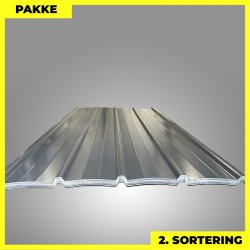 Pandeplade MTP 20/220 m/ dug - 2. sortering - 13 stk. af 3000 mm - Antracitgr - 42,1 m&sup2;