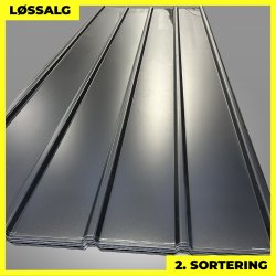 Pandeplade MTP 20/220 - 2. sortering - 3000 mm - Sort