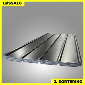 Pandeplade MTP 20/220 - 2. sortering - 3000 mm - Sort