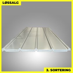 Pandeplade MTP 20/220 - 2. sortering - 3000 mm - Silver