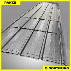 Pandeplade MTP 20/220 - 2. sortering - 8 stk. af 2600-5400 mm - Mat Sort - 36,8 m