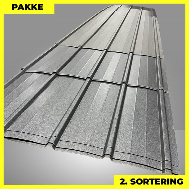 Pandeplade MTP 20/220 - 2. sortering - 8 stk. af 2600-5400 mm - Mat Sort - 36,8 m