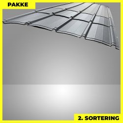 Pandeplade MTP 20/220 - 2. sortering - 8 stk. af 2600-5400 mm - Mat Sort - 36,8 m