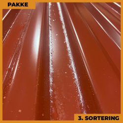 Trapezplade MTP 20 - 3. sortering - 17 stk. af 3600 mm - Mrkerd - 61,2 m