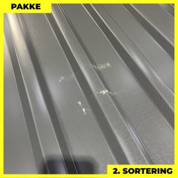 Trapezplade MTP 21 - 2. sortering - 20 stk. af 3000 mm - Antracitgr - 62,1 m