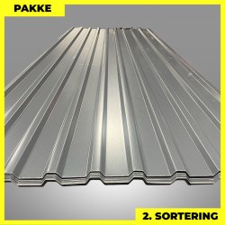 Trapezplade MTP 21 - 2. sortering - 20 stk. af 3000 mm - Antracitgr - 62,1 m