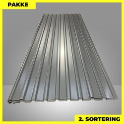 Trapezplade MTP 21 - 2. sortering - 20 stk. af 3000 mm - Antracitgr - 62,1 m