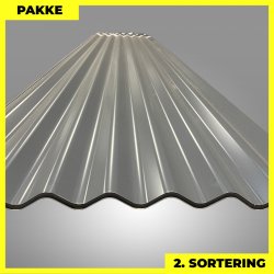 Sinus 35 - 2. sortering - 16 stk. af 5000-5940 mm - Antracitgr - 93,1 m