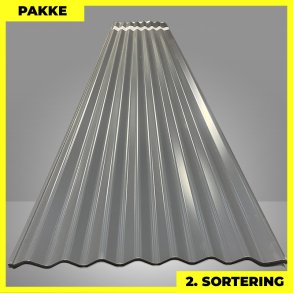 Sinus 35 - 2. sortering - 16 stk. af 5000-5940 mm - Antracitgr - 93,1 m