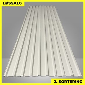 Trapezplade MTP 21 - 2. sortering - 3000 mm - Lysegr�