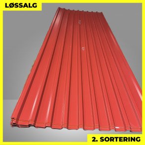 Trapezplade MTP 21 - 2. sortering - 3000 mm - M�rker�d