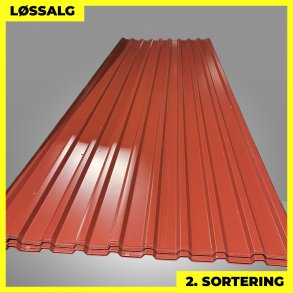 Trapezplade MTP 21 - 2. sortering - 3000 mm - M�rker�d