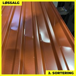 Trapezplade MTP 21 - 2. sortering - 3000 mm - Svenskr�d