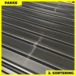 Trapezplade MTP 21 - 2. sortering - 6 stk. af 3000 mm - Mat Sort - 18,6 m�