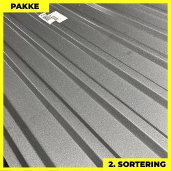 Trapezplade MTP 21 - 2. sortering - 6 stk. af 3000 mm - Mat Silver - 27,9 m�