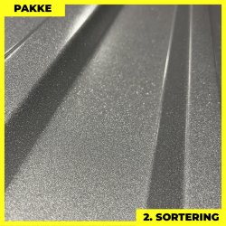 Trapezplade MTP 21 - 2. sortering - 6 stk. af 3000 mm - Mat Silver - 27,9 m�