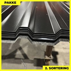 Trapezplade MTP 21 - 2. sortering - 26 stk. af 3000 mm - Mat Sort - 80,7 m�