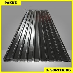 Trapezplade MTP 21 - 2. sortering - 26 stk. af 3000 mm - Mat Sort - 80,7 m�