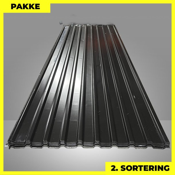 Trapezplade MTP 21 - 2. sortering - 26 stk. af 3000 mm - Mat Sort - 80,7 m�