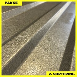 Trapezplade MTP 18 - 2. sortering - 13 stk. af 5500 mm - Aluzink - 76,5 m�