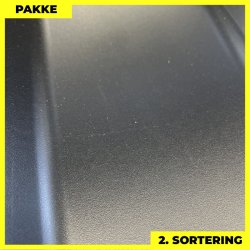 Teglstensprofil Traditionel - 2. sortering - 11 stk. af 2920 mm - Mat Sort - 34,6 m&sup2;