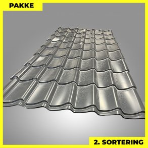 Teglstensprofil Traditionel - 2. sortering - 5 stk. af 2920 mm - Antracitgr� - 15,7 m&sup2;