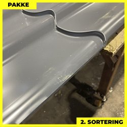 Teglstensprofil Traditionel - 2. sortering - 14 stk. af 2920 mm - Grafitgr� - 44,1 m&sup2;