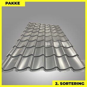 Teglstensprofil Traditionel m/ dug - 2. sortering - 6 stk. af 2920 mm - Grafitgr� - 18,9 m�