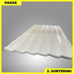 Teglstensprofil Traditionel m/ dug - 2. sortering - 10 stk. af 2920 mm - Lysegr� - 31,5 m&sup2;