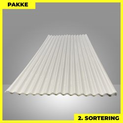 Sinus 18 - 2. sortering - 13 stk. af 2885-3000 mm - Gr�hvid - 41,3 m�